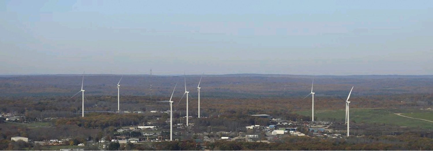 JOHNSTON WIND: Green Development built and operates the Johnston Wind Project, along Plainfield Pike and Shun Turnpike in Johnston. Johnston Wind consists of seven 3-MW wind turbines completed in 2018 and operational since December 2018.